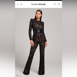 Nadine Merabi Bella Jumpsuit - black